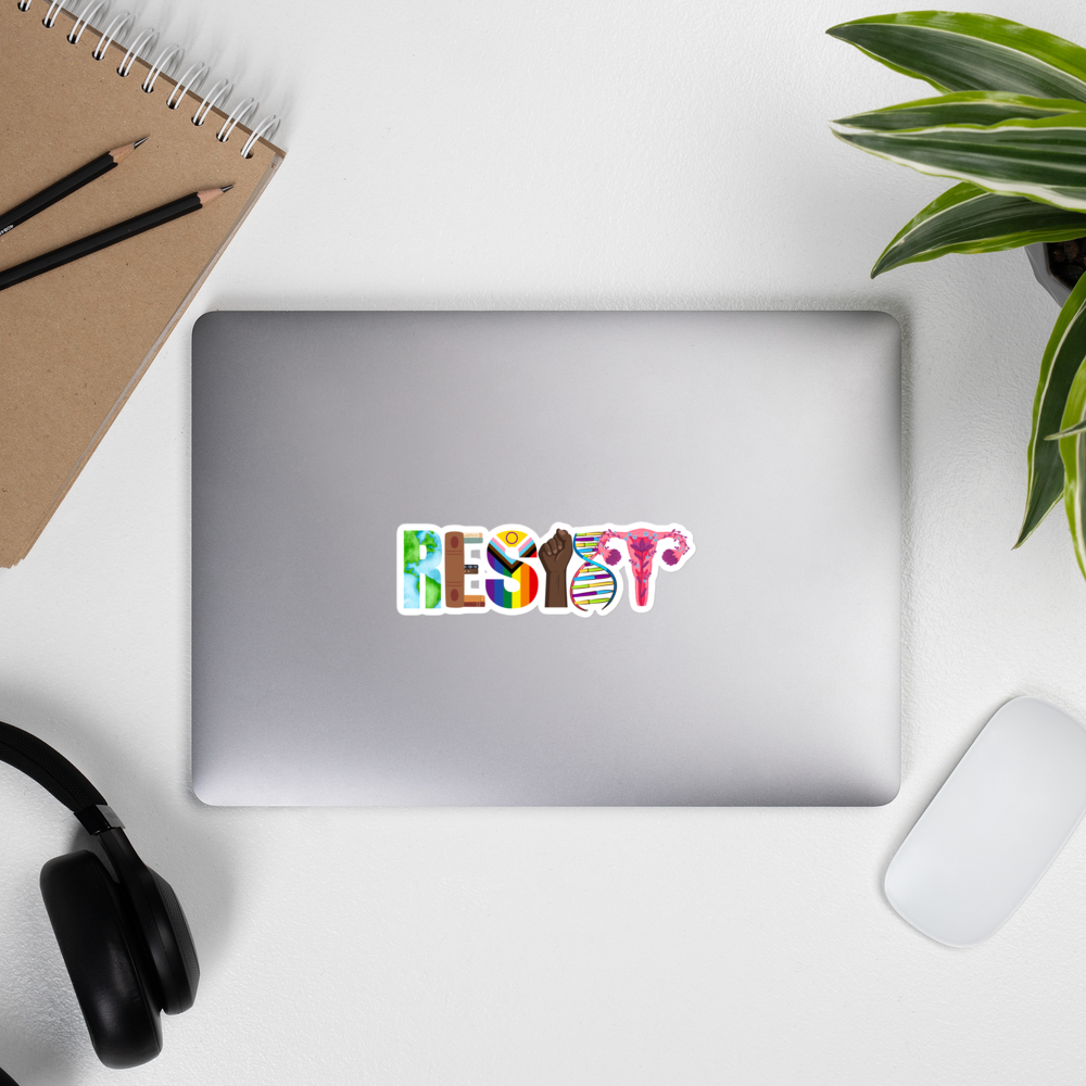 Resist Bubble-free stickers