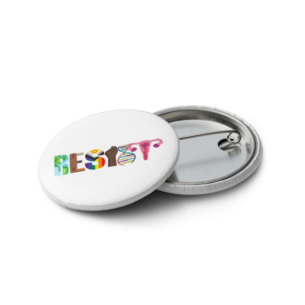 Resist Set of 5 pinback buttons