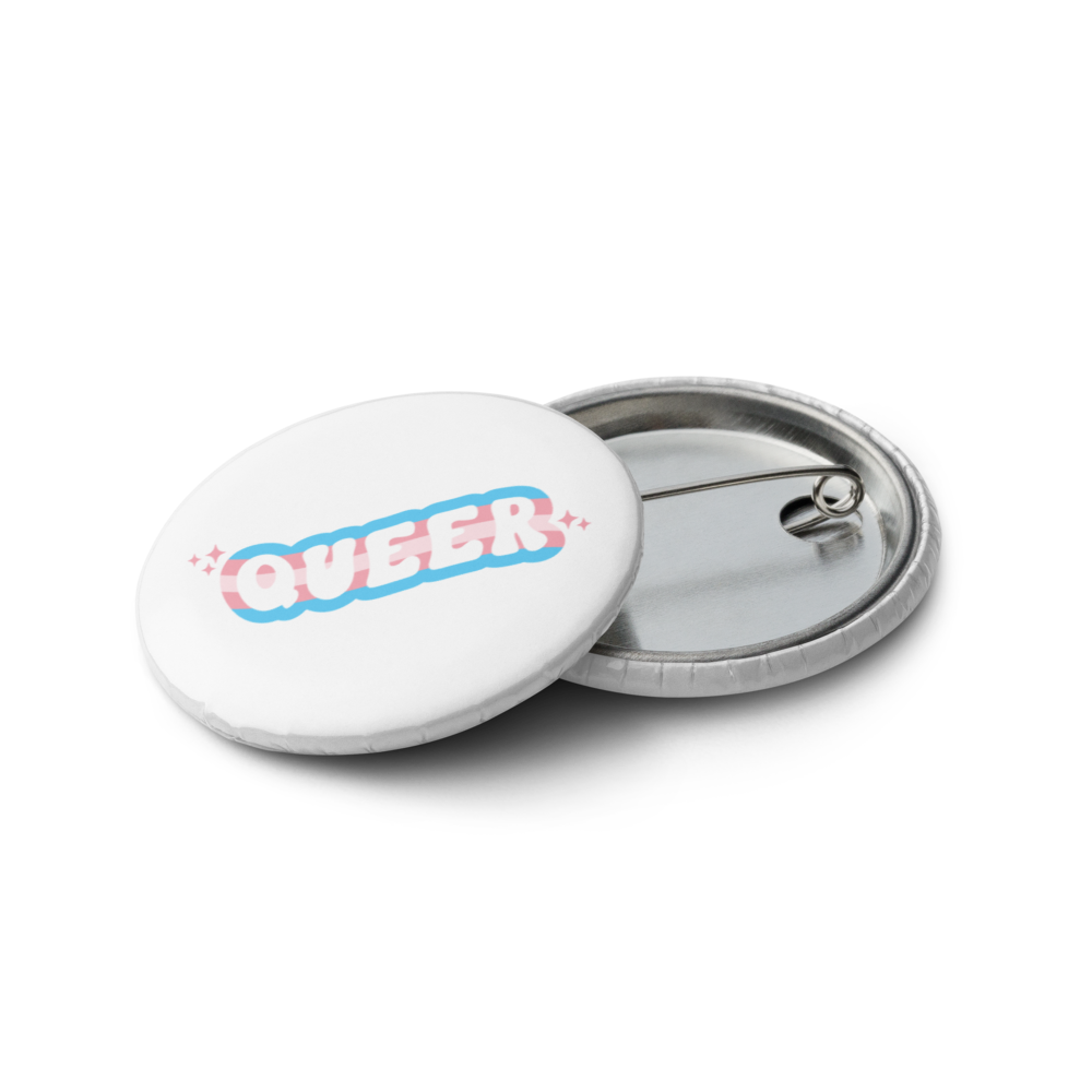 Queer x Transgender Set of 5 pinback buttons
