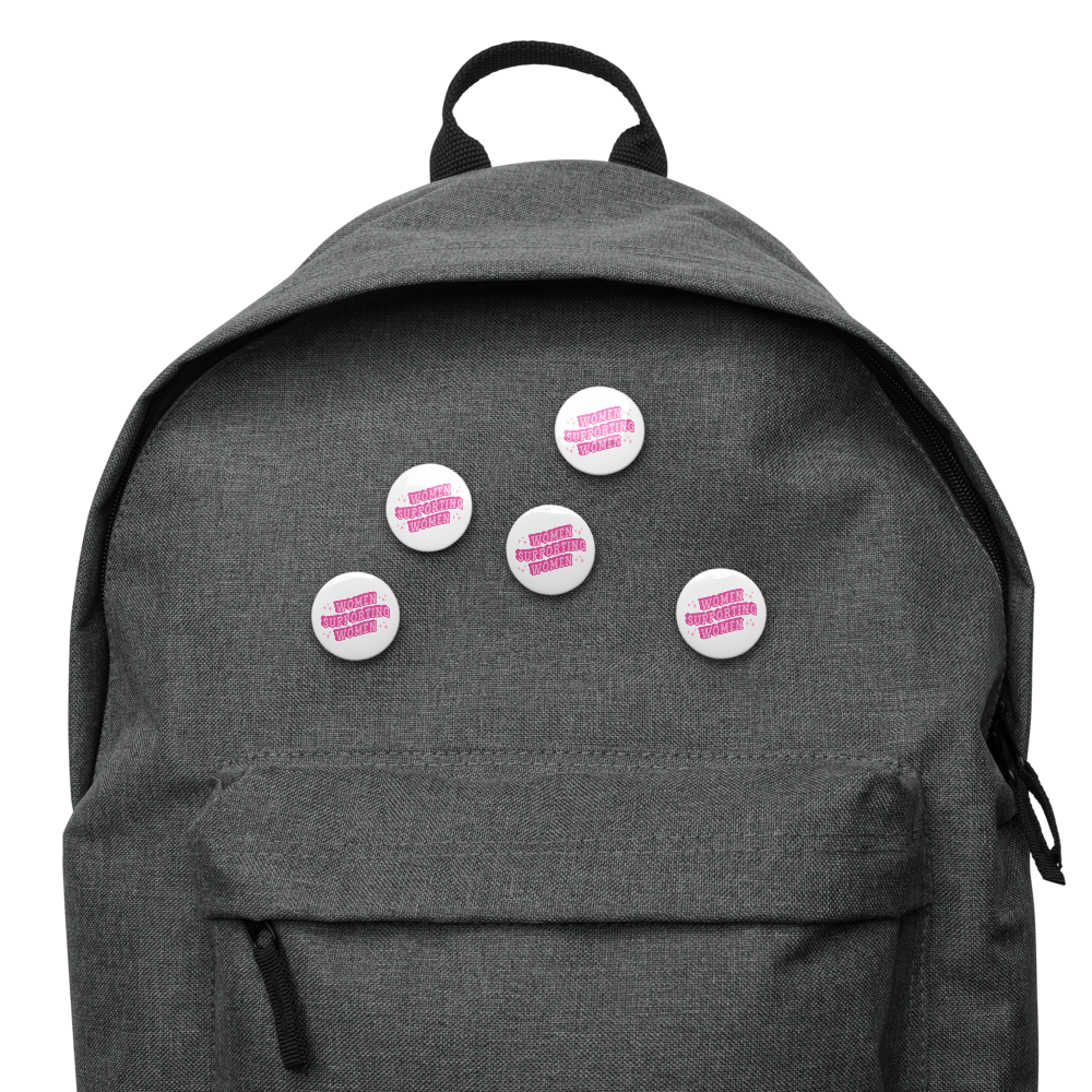Women Supporting Women Set of 5 pinback buttons