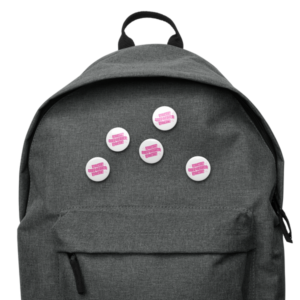 Women Supporting Women Set of 5 pinback buttons