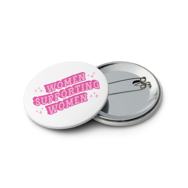 Women Supporting Women Set of 5 pinback buttons