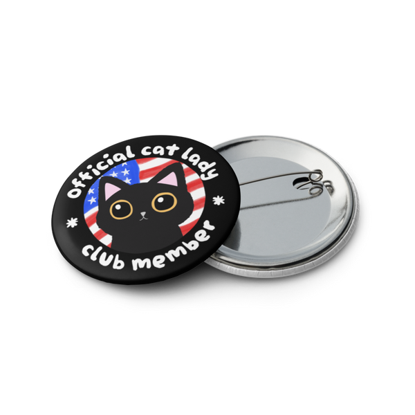 Black Cat Set of 5 pinback buttons