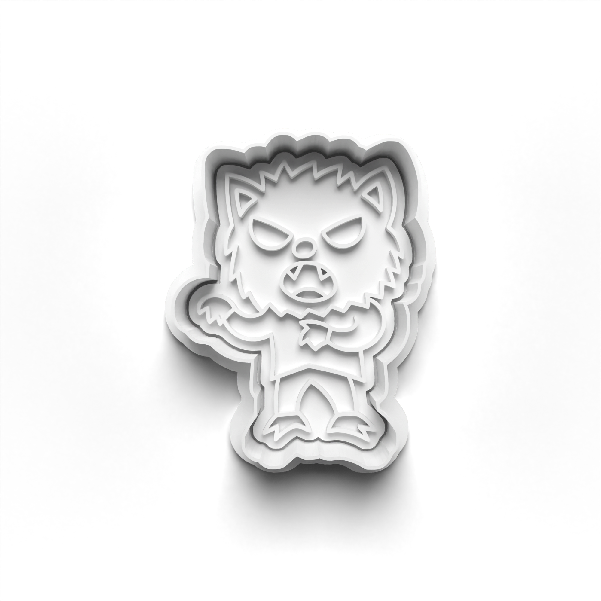 Halloween Monsters Cookie Cutters Set + Stamps for Baking, Cookies, Crafts  0060