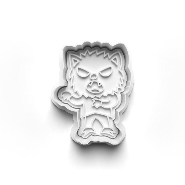 Halloween Monsters Cookie Cutters Set + Stamps for Baking, Cookies, Crafts  0060