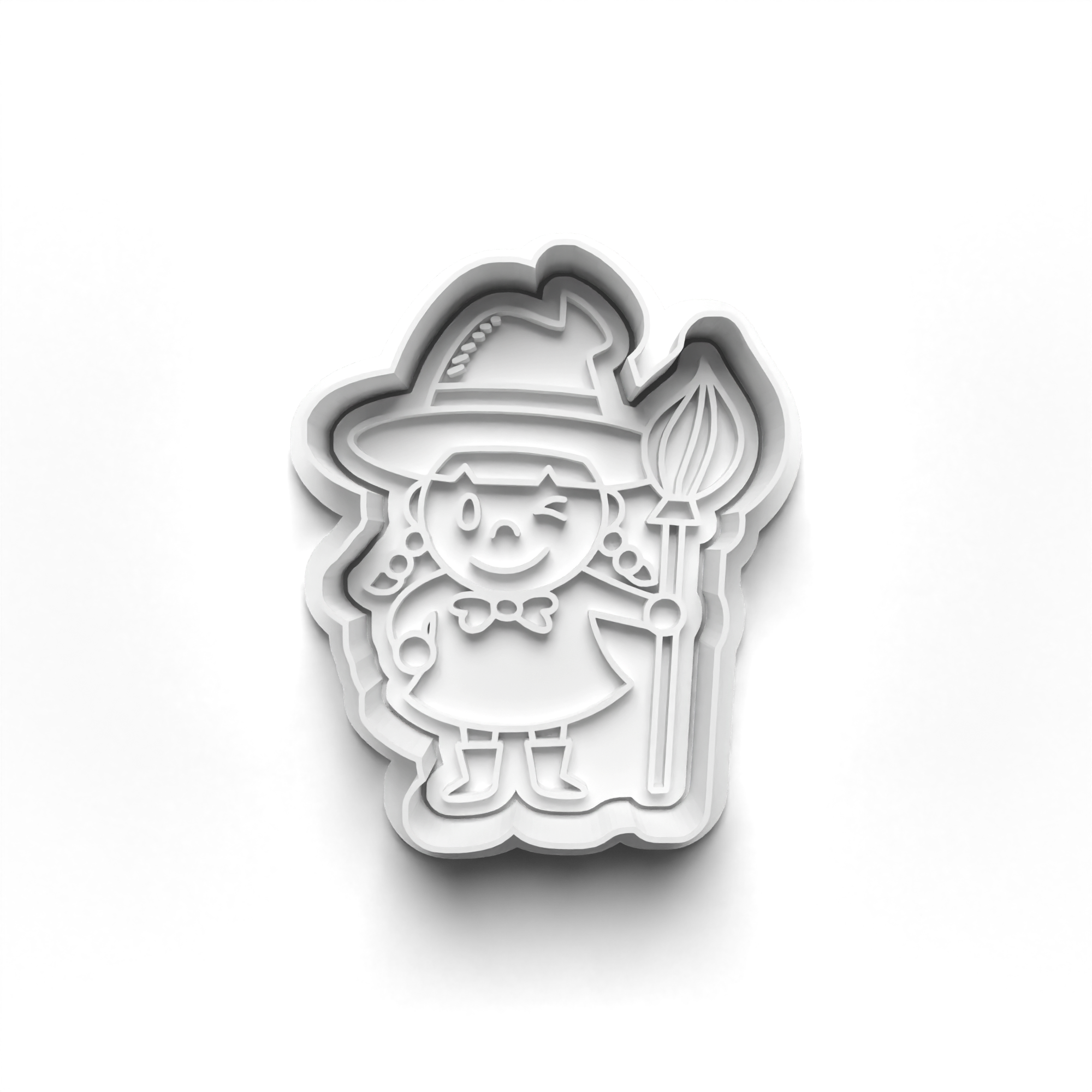 Halloween Monsters Cookie Cutters Set + Stamps for Baking, Cookies, Crafts  0060