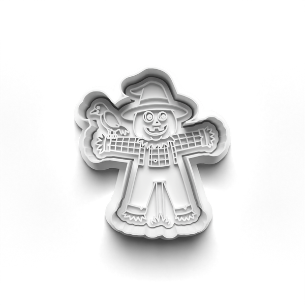 Halloween Monsters Cookie Cutters Set + Stamps for Baking, Cookies, Crafts 0061