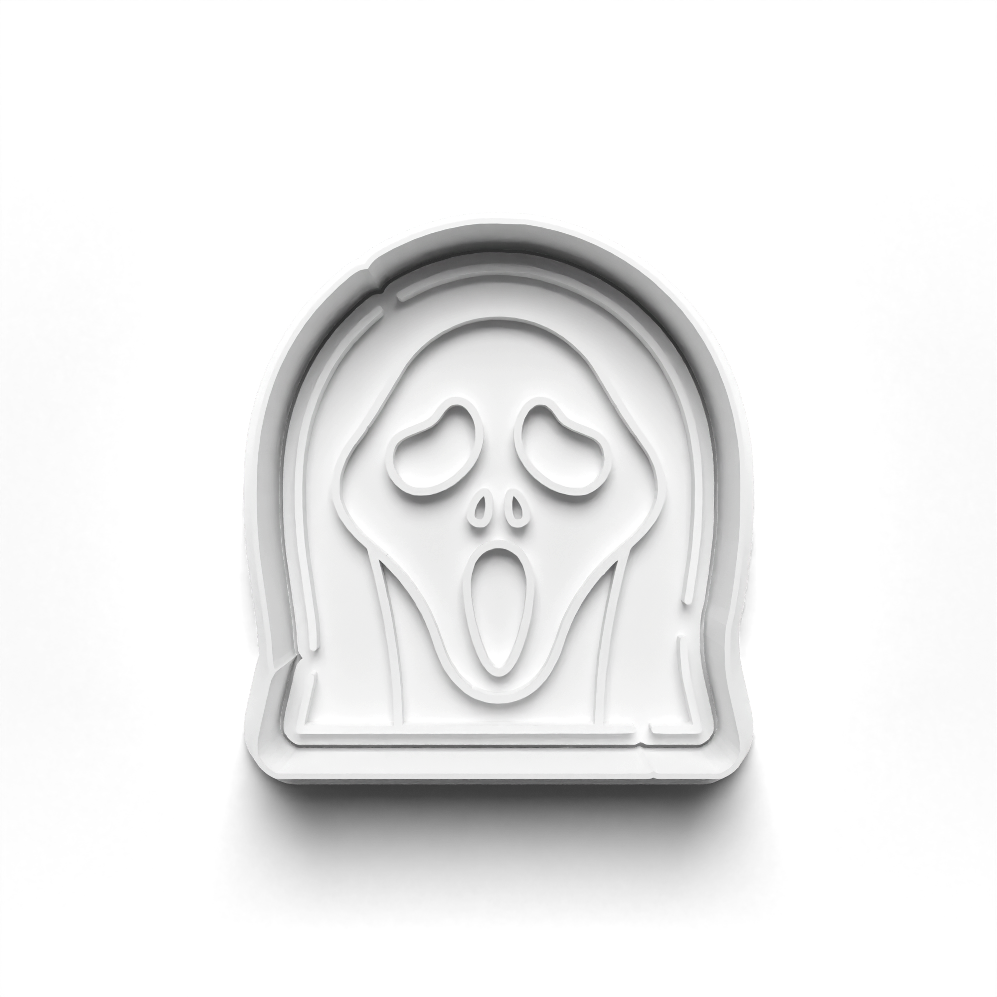 Halloween Monster Ghosts Cookie Cutters Set + Stamps for Baking, Cookies, Crafts 0062