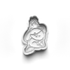 Halloween Bunny Cookie Cutters Set + Stamps for Baking, Cookies, Crafts 0064