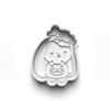 Halloween Bunny Cookie Cutters Set + Stamps for Baking, Cookies, Crafts 0064
