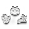 Halloween Corgi Cookie Cutters Set + Stamps for Baking, Cookies, Crafts 0065