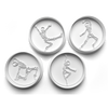 Halloween Skeleton Cookie Cutters Set + Stamps for Baking, Cookies, Crafts 0066