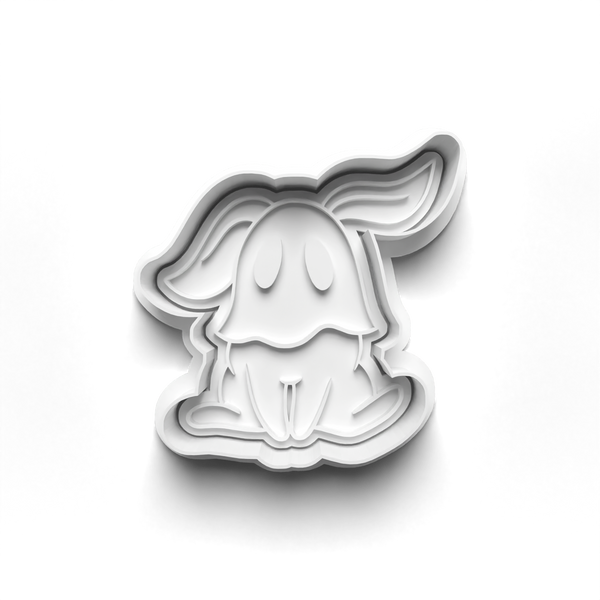 Halloween Animal Ghosts Cookie Cutters Set + Stamps for Baking, Cookies, Crafts 0067