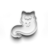 Halloween Ghost Cats Cookie Cutters Set + Stamps for Baking, Cookies, Crafts 0068