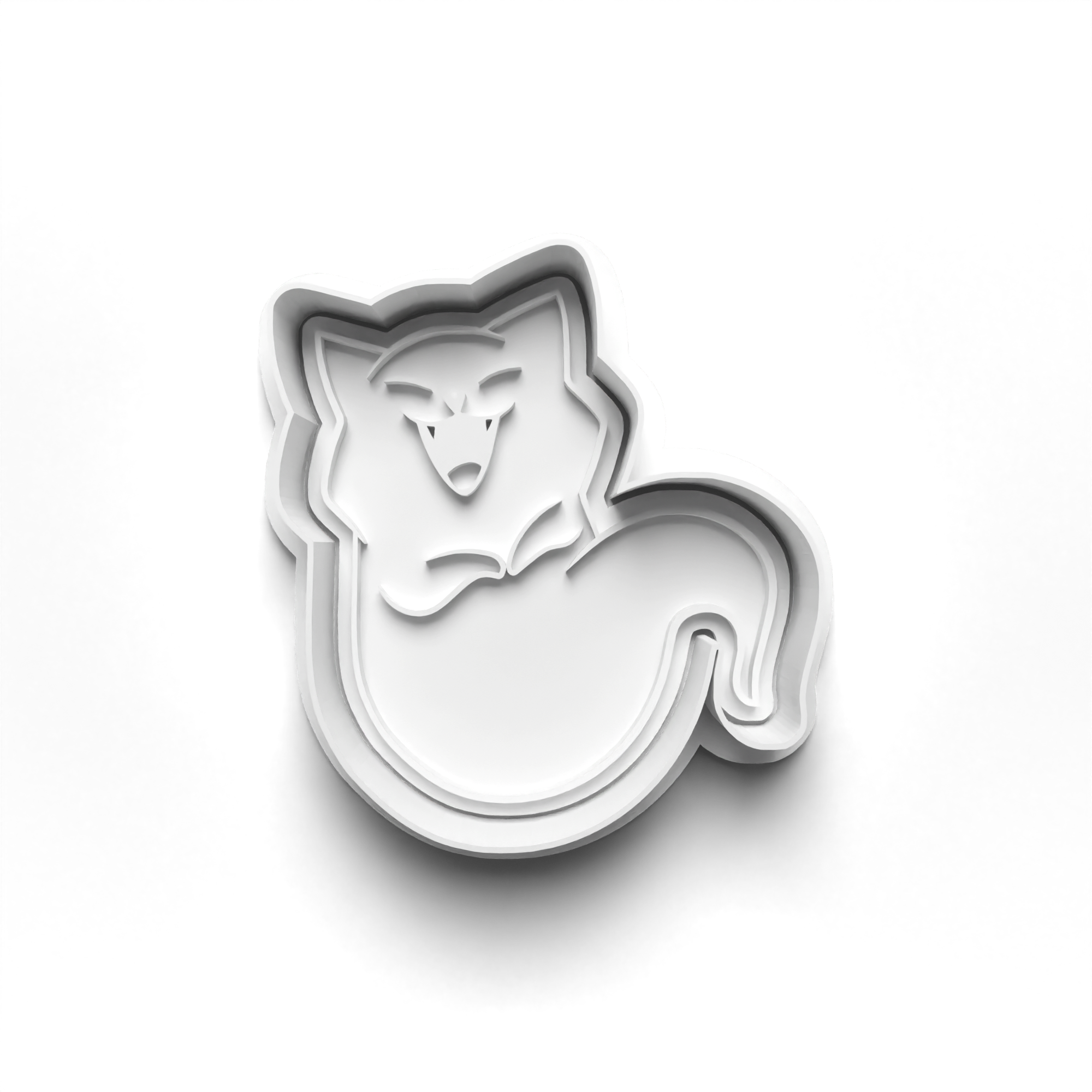 Halloween Ghost Cats Cookie Cutters Set + Stamps for Baking, Cookies, Crafts 0068