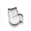 Halloween Ghost Cats Cookie Cutters Set + Stamps for Baking, Cookies, Crafts 0068