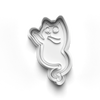 Halloween Ghost Cats Cookie Cutters Set + Stamps for Baking, Cookies, Crafts 0068