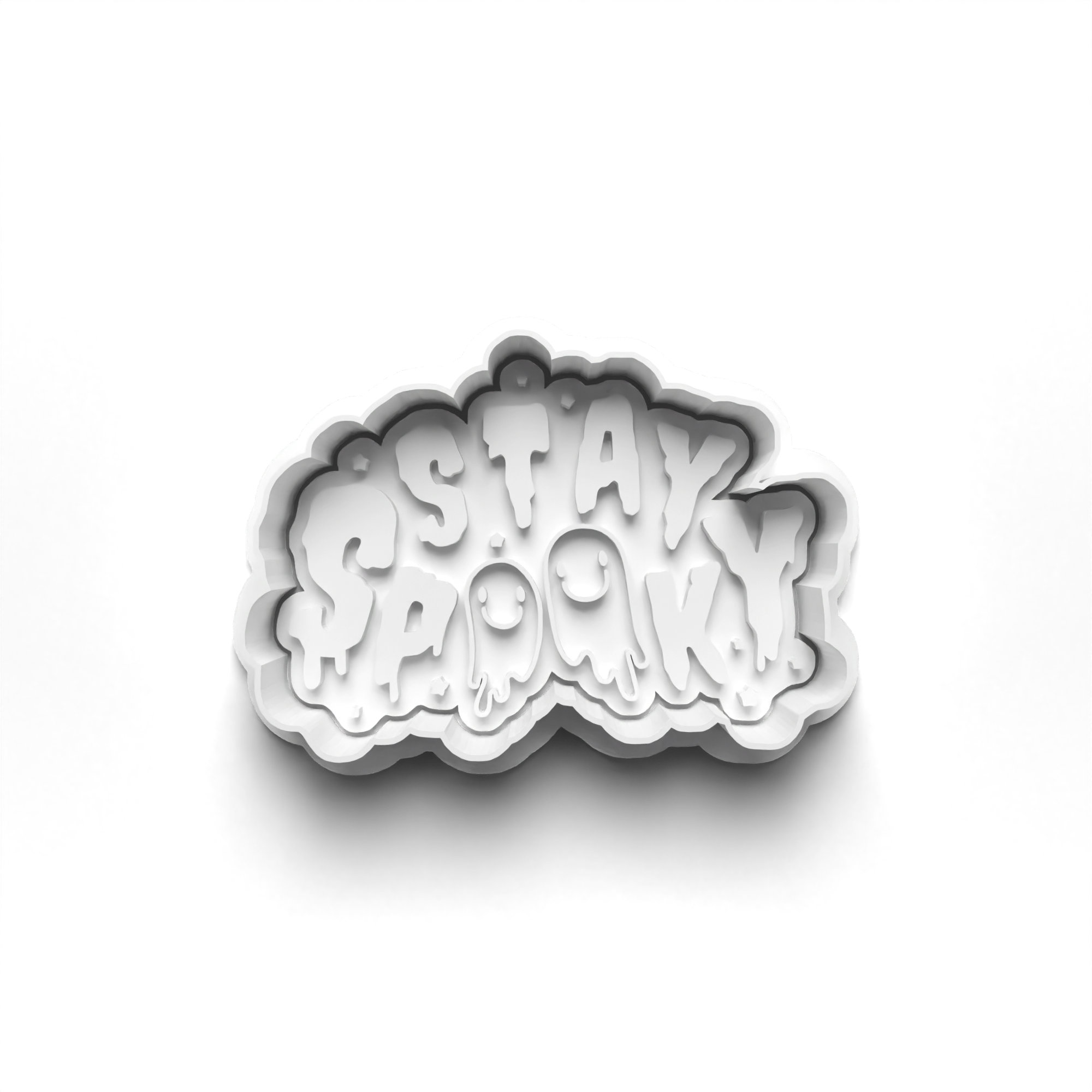 Halloween Slogans Cookie Cutters Set + Stamps for Baking, Cookies, Crafts 0069