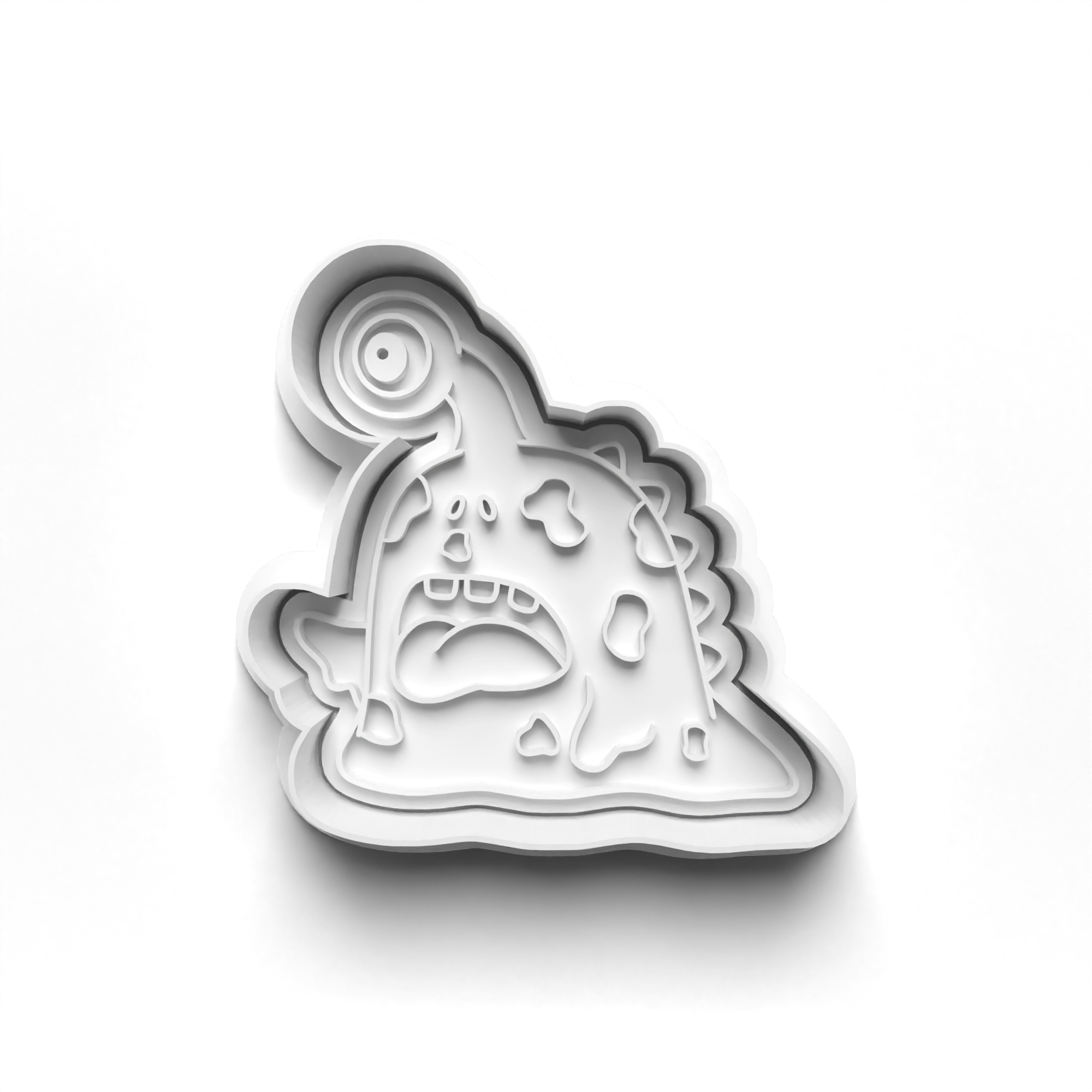 Monsters Cookie Cutters Set + Stamps for Baking, Cookies, Crafts 0070