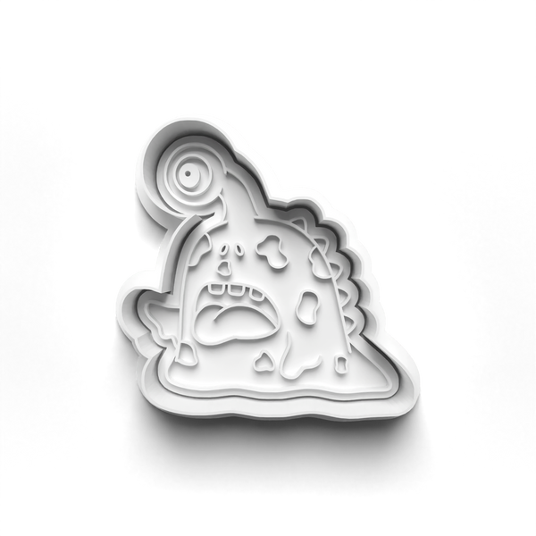 Monsters Cookie Cutters Set + Stamps for Baking, Cookies, Crafts 0070