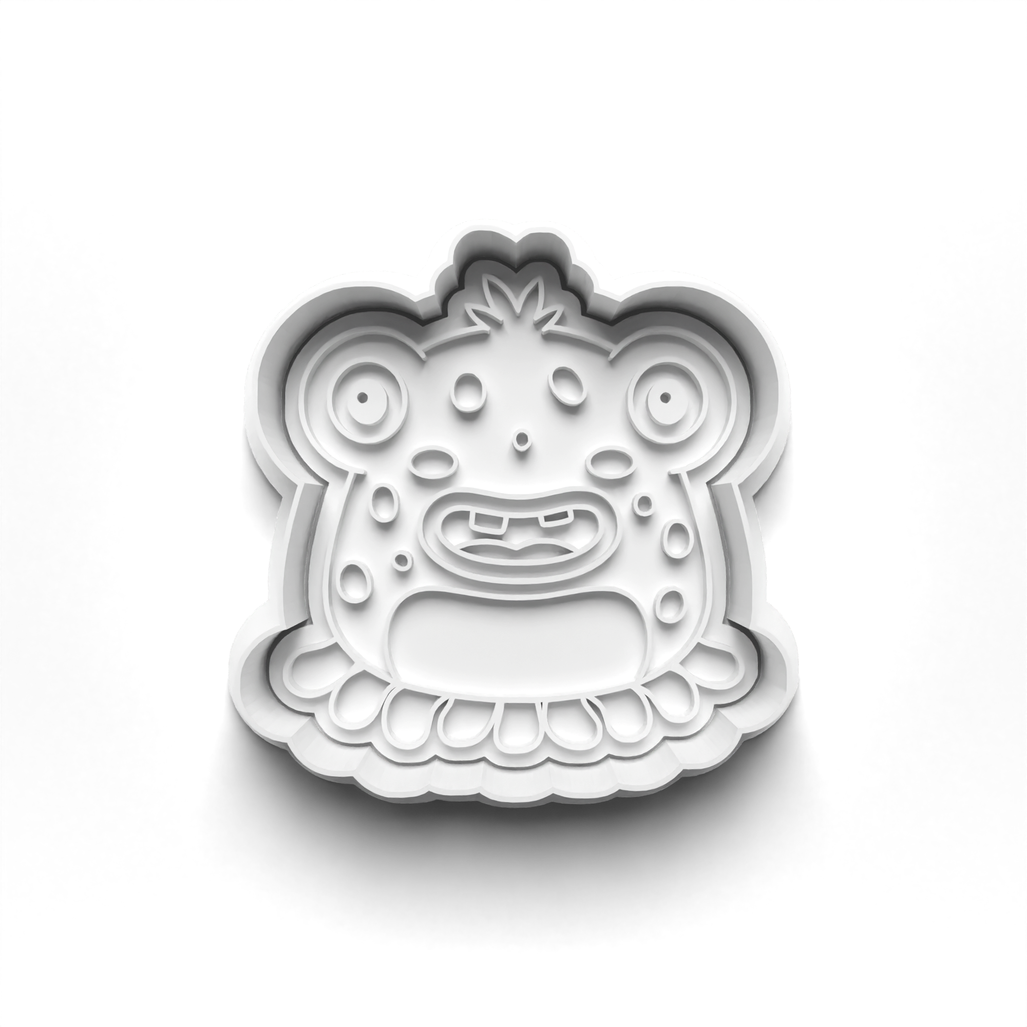 Monsters Cookie Cutters Set + Stamps for Baking, Cookies, Crafts 0070