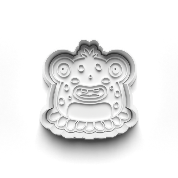 Monsters Cookie Cutters Set + Stamps for Baking, Cookies, Crafts 0070