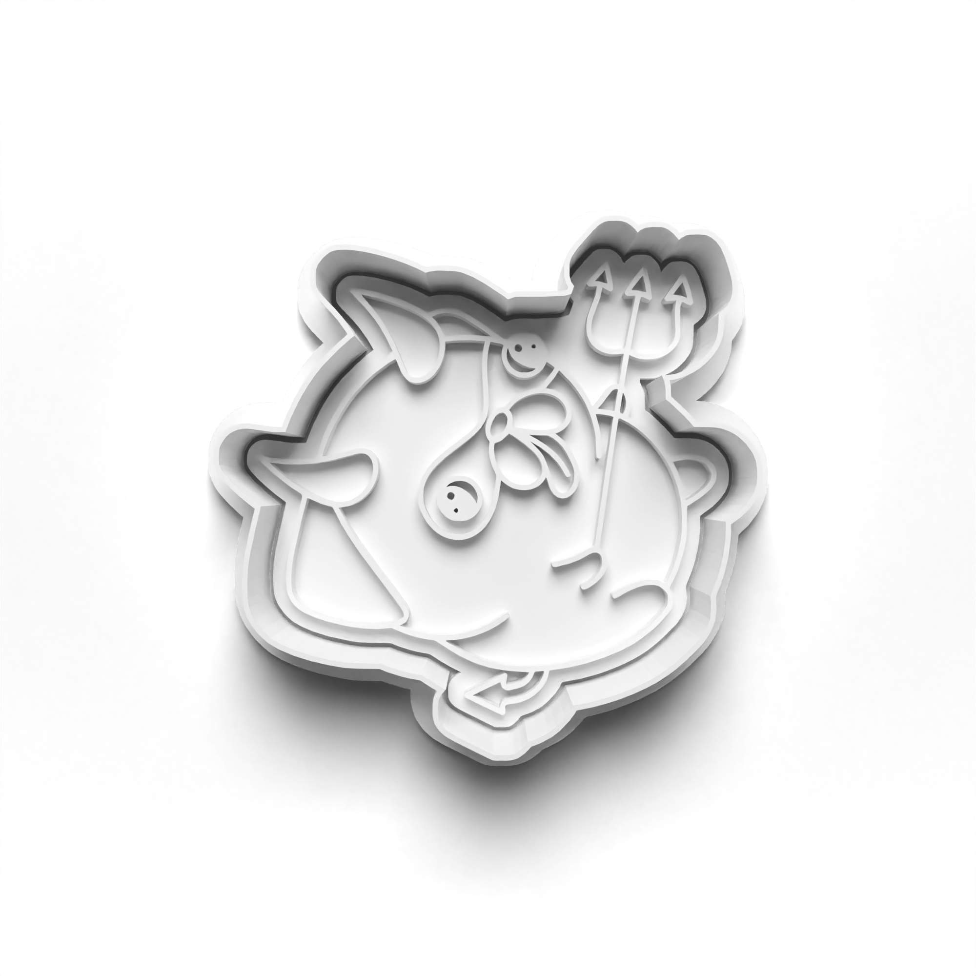 Halloween Pug Cookie Cutters Set + Stamps for Baking, Cookies, Crafts 0072