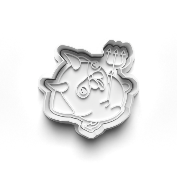 Halloween Pug Cookie Cutters Set + Stamps for Baking, Cookies, Crafts 0072