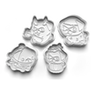 Halloween Pug Cookie Cutters Set + Stamps for Baking, Cookies, Crafts 0072