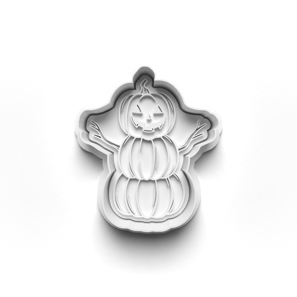 Halloween Tall Pumpkins Cookie Cutters Set + Stamps for Baking, Cookies, Crafts 0074
