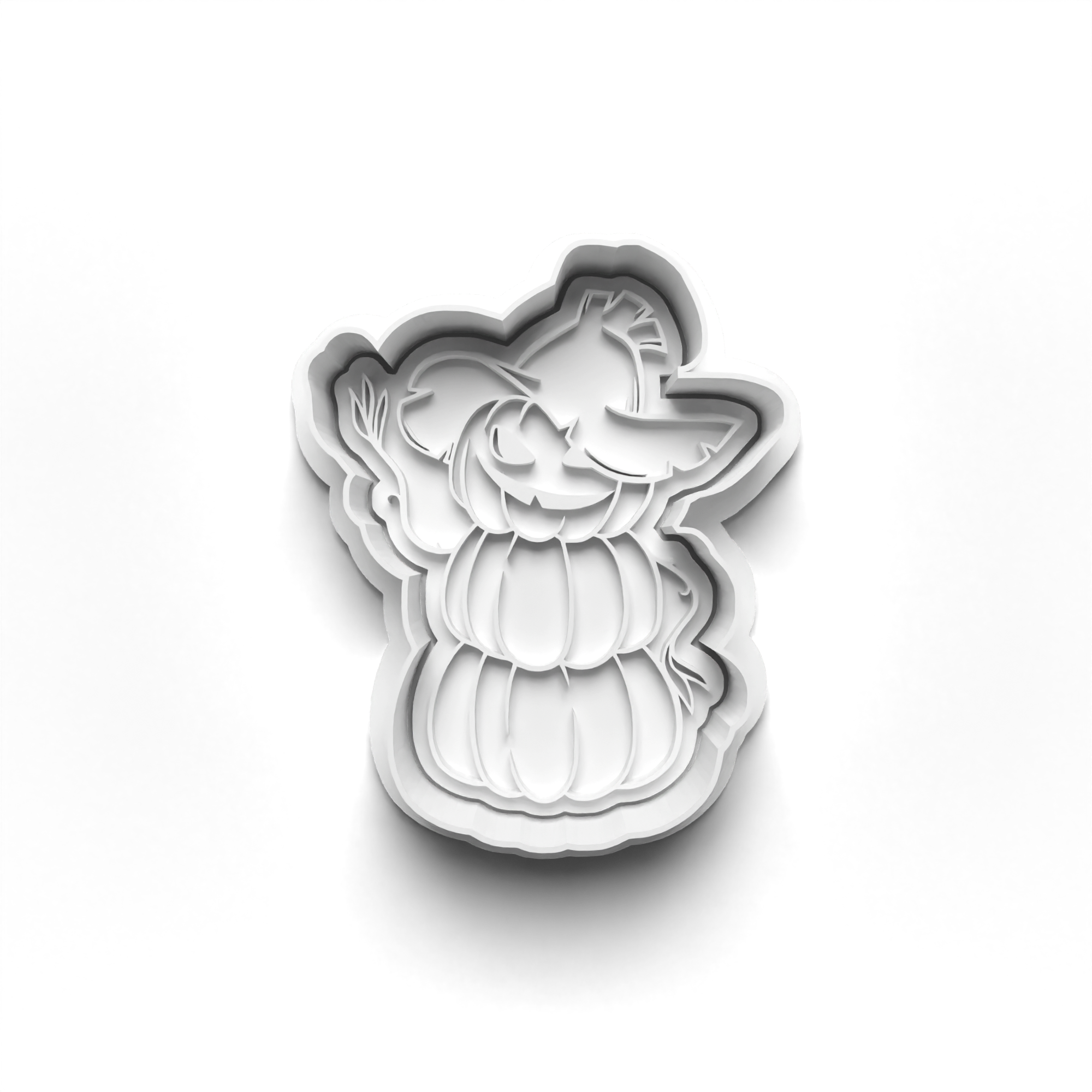 Halloween Tall Pumpkins Cookie Cutters Set + Stamps for Baking, Cookies, Crafts 0074