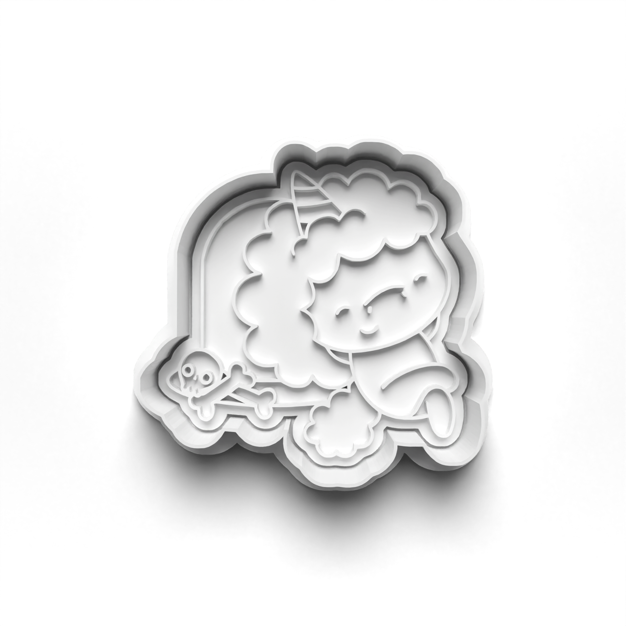 Halloween Unicorns Cookie Cutters Set + Stamps for Baking, Cookies, Crafts 0077