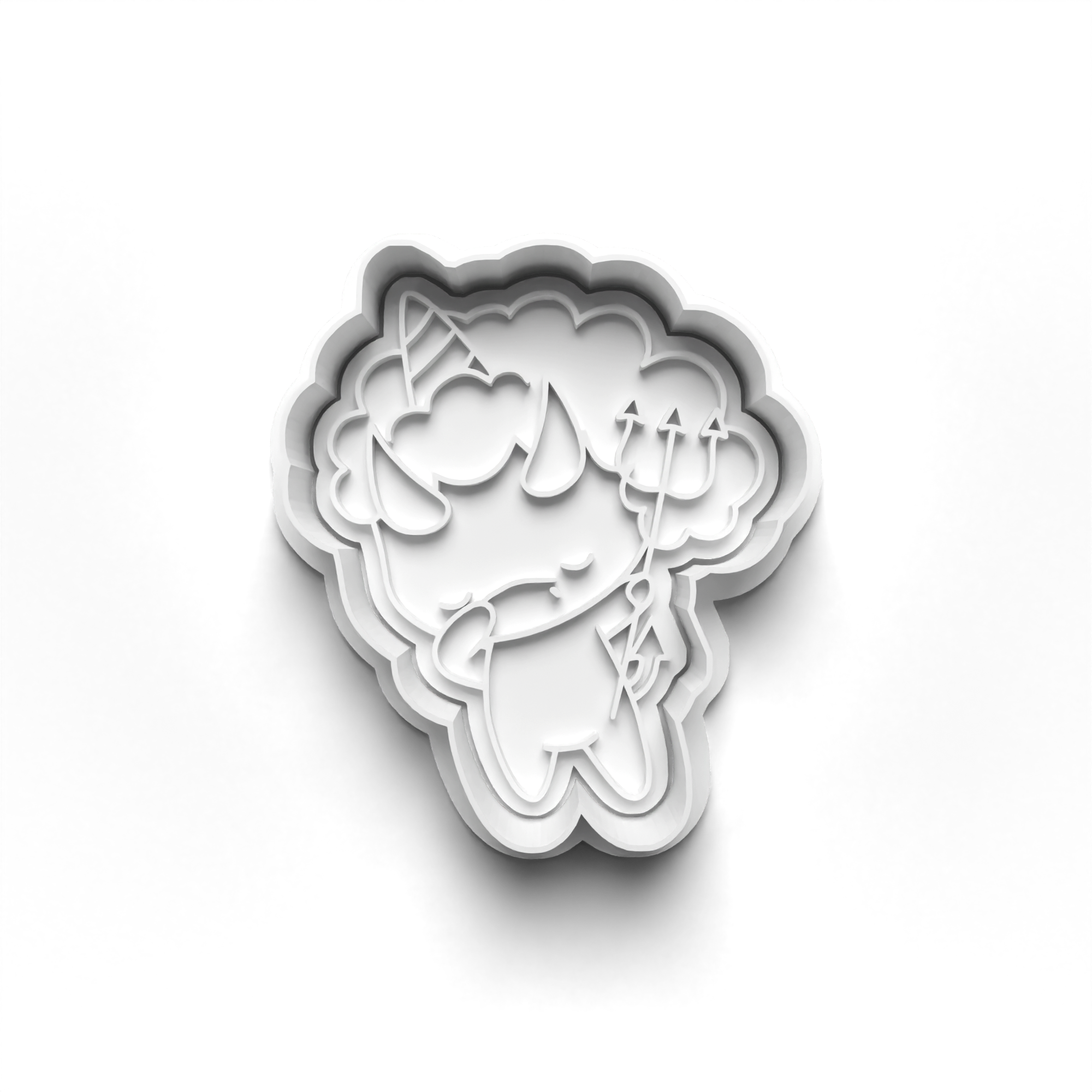 Halloween Unicorns Cookie Cutters Set + Stamps for Baking, Cookies, Crafts 0077