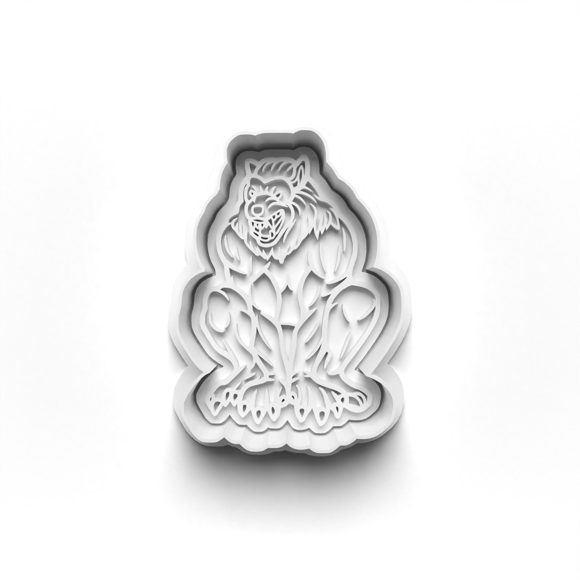 Werewolf Cookie Cutters Set + Stamps for Baking, Cookies, Crafts 0078
