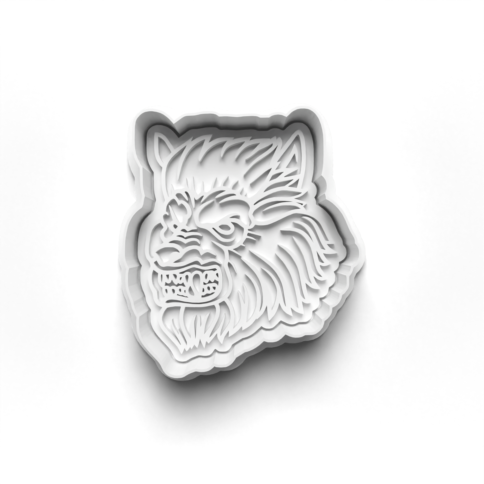 Werewolf Cookie Cutters Set + Stamps for Baking, Cookies, Crafts 0078