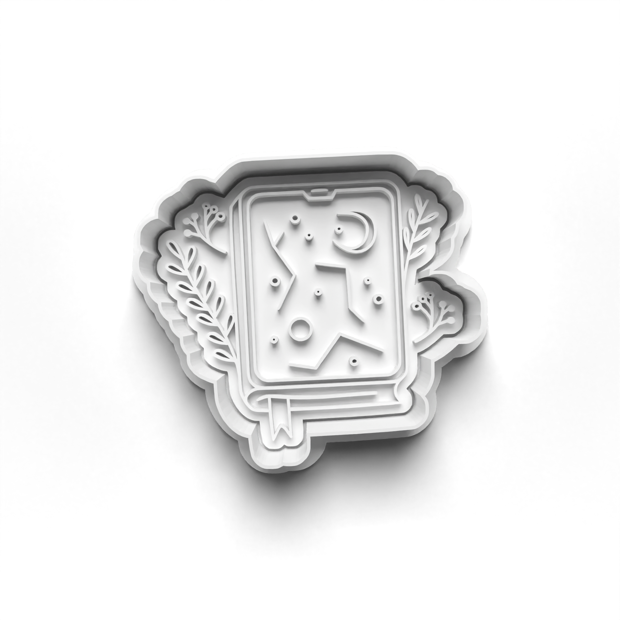 Witchy Vibes Cookie Cutters Set + Stamps for Baking, Cookies, Crafts 0079