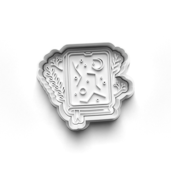 Witchy Vibes Cookie Cutters Set + Stamps for Baking, Cookies, Crafts 0079