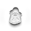 Halloween Ghosts Cookie Cutters Set + Stamps for Baking, Cookies, Crafts 0443