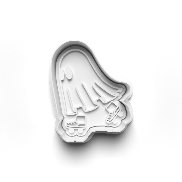 Halloween Ghosts Cookie Cutters Set + Stamps for Baking, Cookies, Crafts 0443