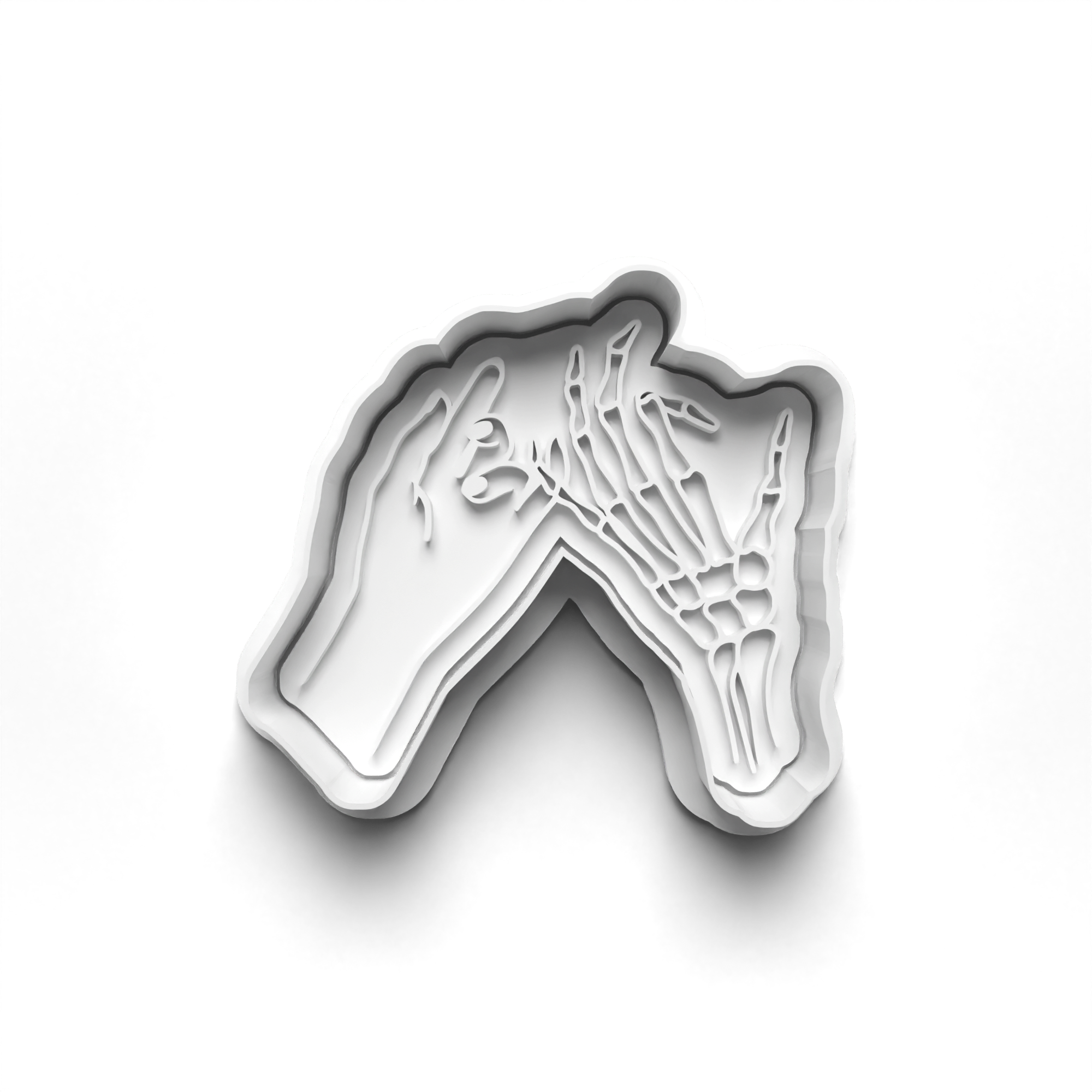 Halloween Hands Cookie Cutters Set + Stamps for Baking, Cookies, Crafts 0446