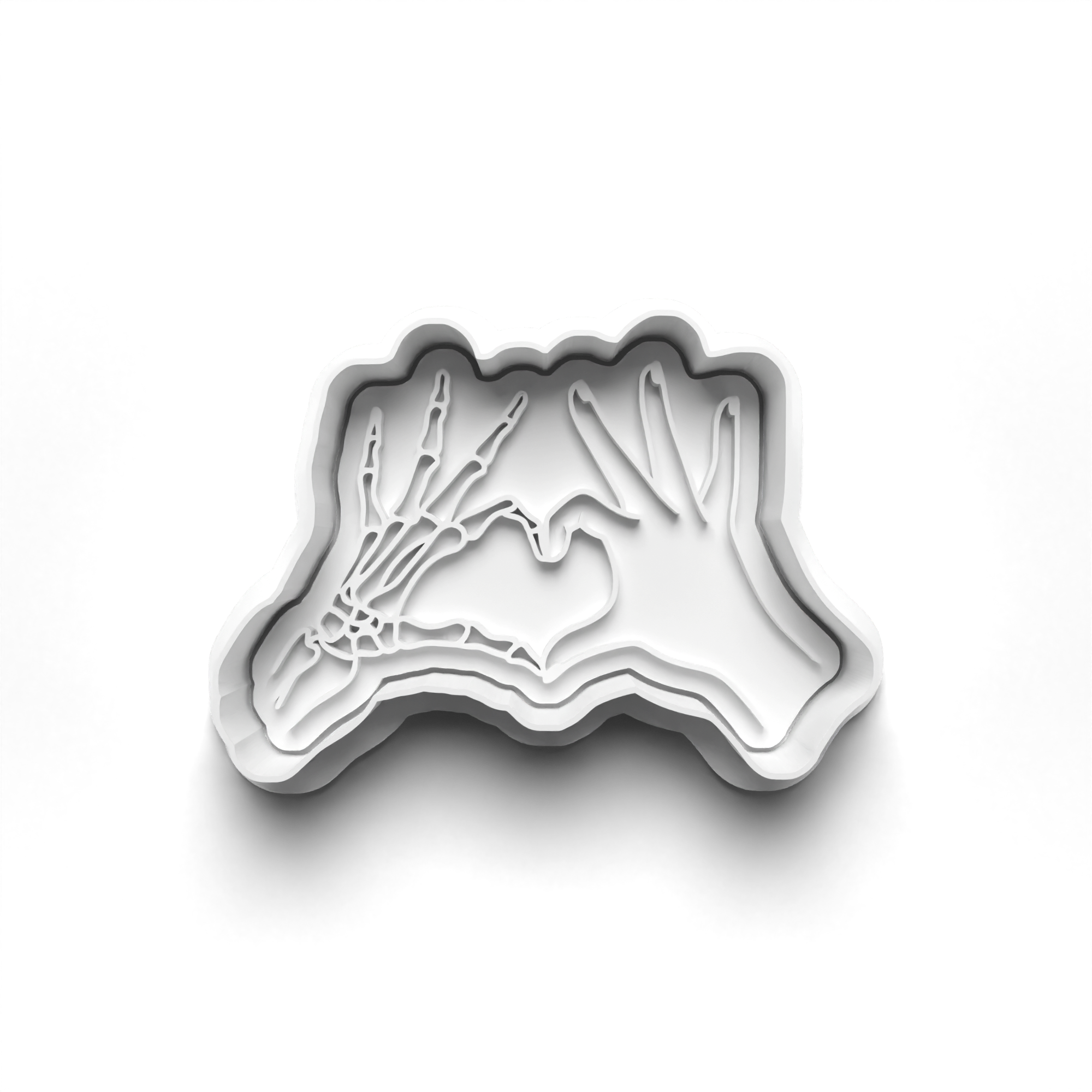Halloween Hands Cookie Cutters Set + Stamps for Baking, Cookies, Crafts 0446