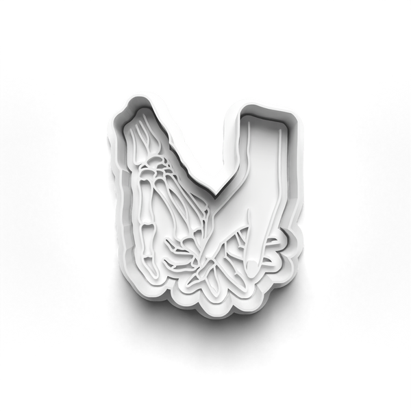 Halloween Hands Cookie Cutters Set + Stamps for Baking, Cookies, Crafts 0446