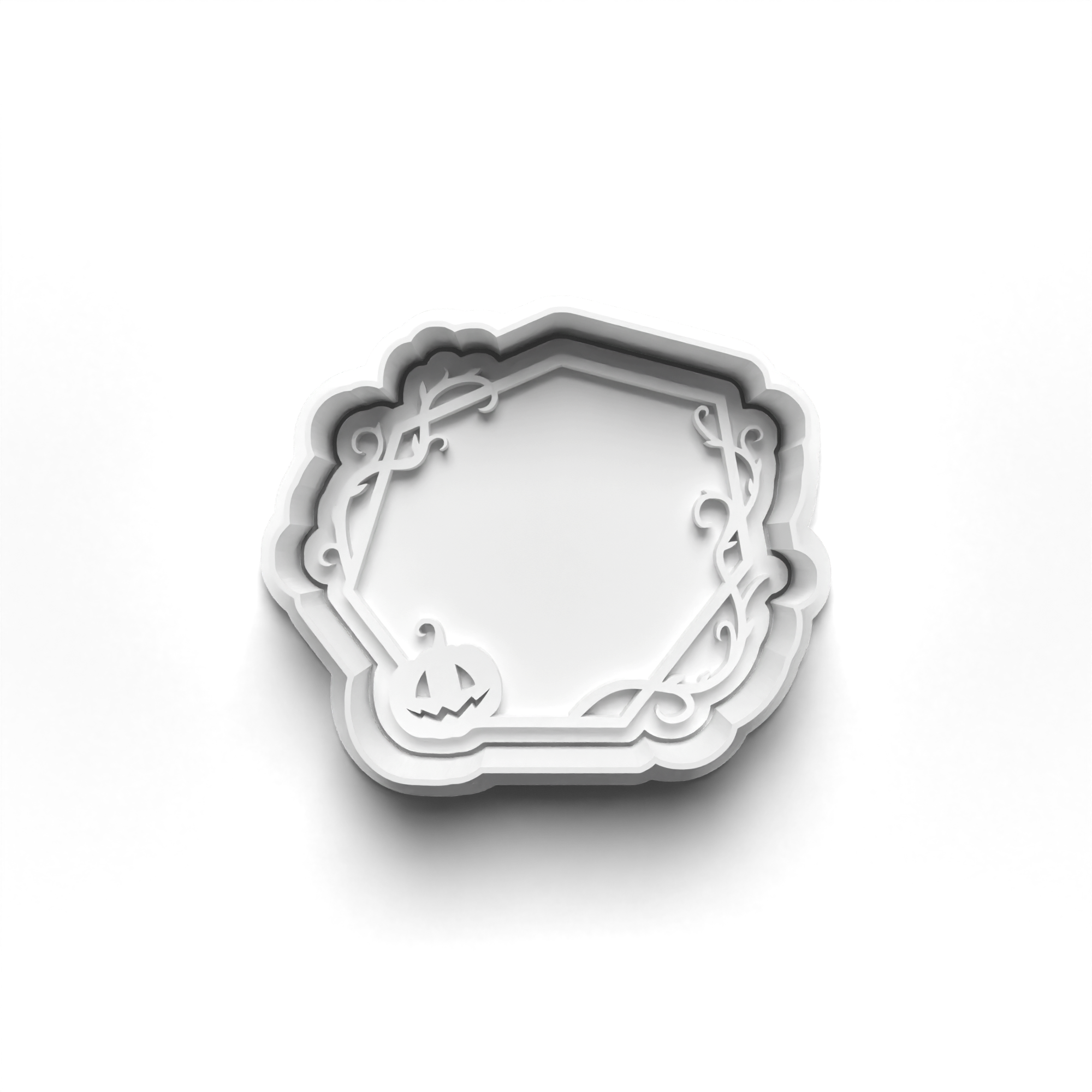 Halloween Frames Cookie Cutters Set + Stamps for Baking, Cookies, Crafts 0447
