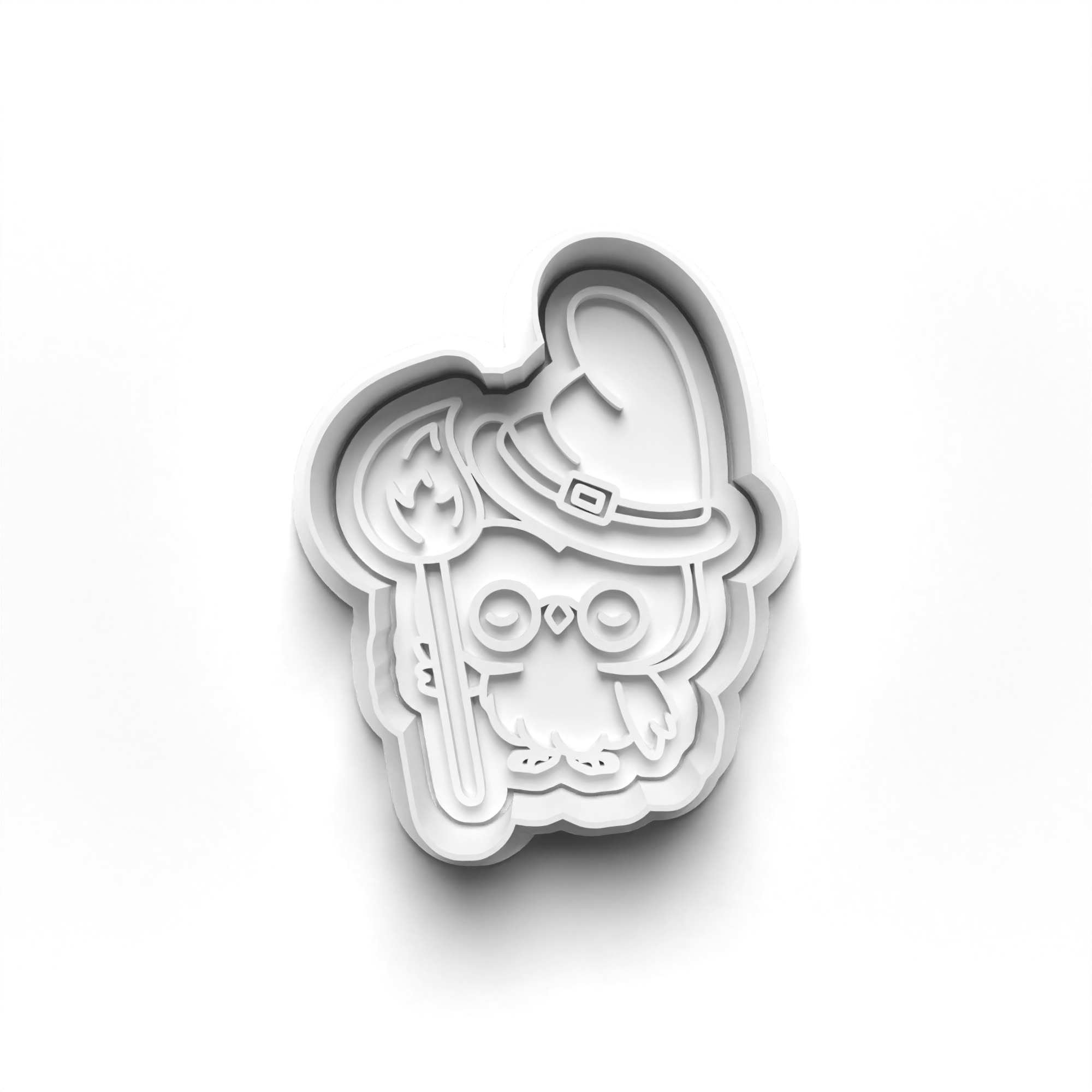 Halloween Owls Cookie Cutters Set + Stamps for Baking, Cookies, Crafts 0448