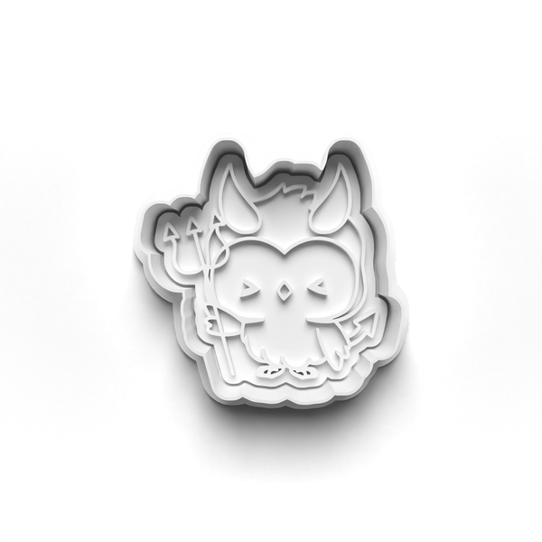 Halloween Owls Cookie Cutters Set + Stamps for Baking, Cookies, Crafts 0448
