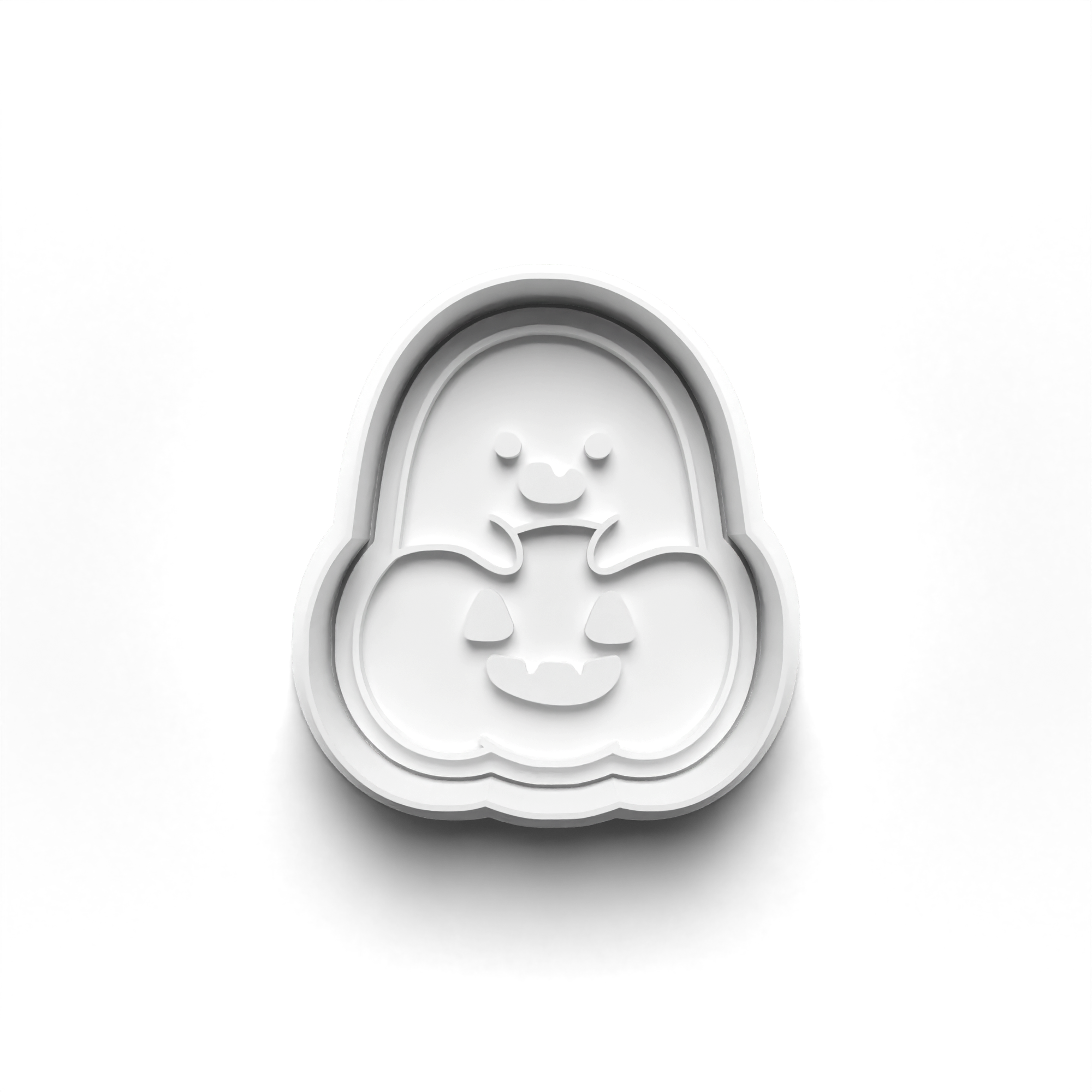 Halloween Ghosts Cookie Cutters Set + Stamps for Baking, Cookies, Crafts 0449