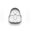 Halloween Ghosts Cookie Cutters Set + Stamps for Baking, Cookies, Crafts 0449