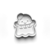 Halloween Ghosts Cookie Cutters Set + Stamps for Baking, Cookies, Crafts 0449