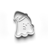 Halloween Ghosts Cookie Cutters Set + Stamps for Baking, Cookies, Crafts 0449