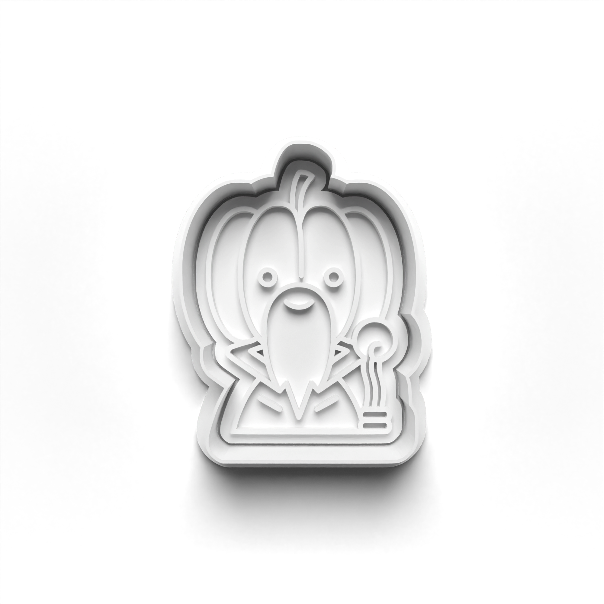 Halloween Pumpkin Heads Cookie Cutters Set + Stamps for Baking, Cookies, Crafts 0450